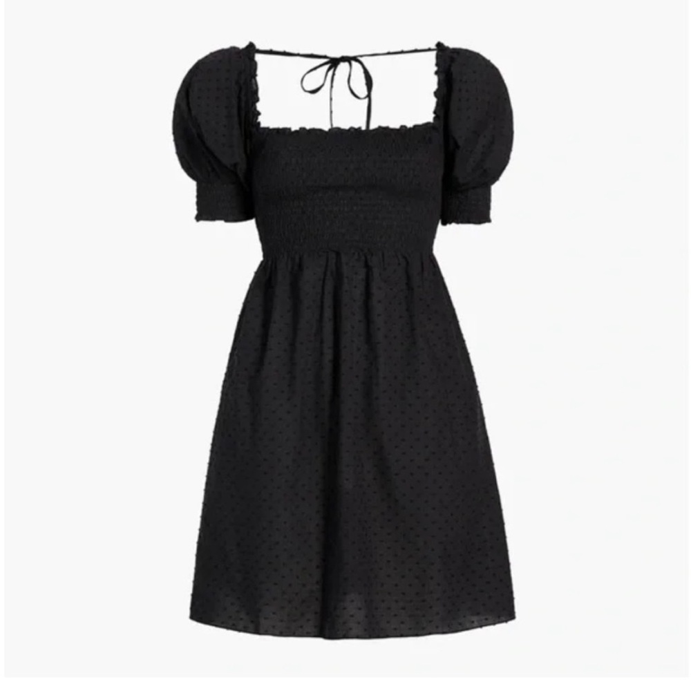 Hill House Black Puff Sleeve Dress